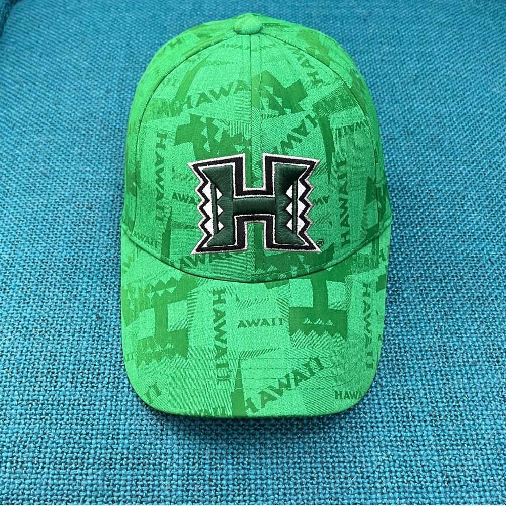 University of Hawaii Warriors Strapback Hat Cap Green Black